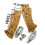 (A) DIY Knife Handle Material: Wooden Grip with Metal Fixed Head for Custom Projects 2