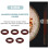 5St Decoratieve Chopsticks Houder in Donkerrood 1