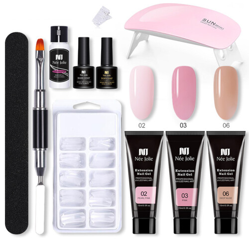 Einfaches Nagelgel-Set für Anfänger