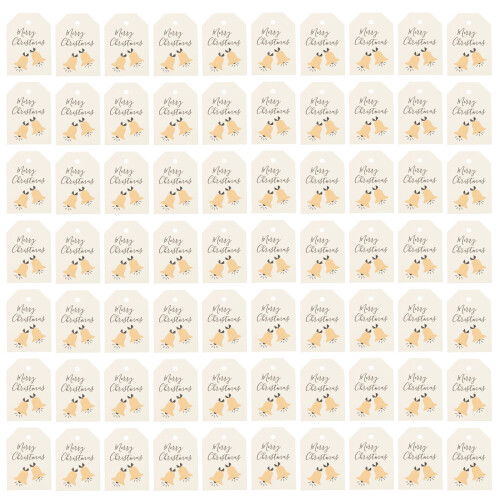 200St Liefdevolle Kerst Hangtags Voor Cadeauverpakking