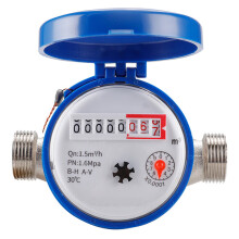 1Blauwe Water Meter Voor Thuisgebruik, , Nauwkeurig En Robuust