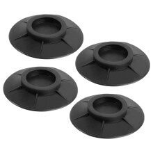 1Set Duurzame Waspads Antislip Voor Wasmachine En Droger Zwart