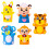 5Sets Creatief Handpop DIY Kit Met Stoffen Materialen Voor Kinderen 1