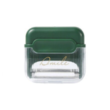 Fitilomania Portable Fruit & Vegetable Peeler Dual Blades Stainless Steel Green 6.7x6x1.6cm Magnetic