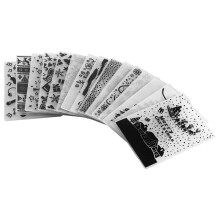 Set di 15 Fodere a Rilievo-Duoku-105x148 mm, Compatibili con Macchine da Taglio e Rilievo, Lastre in Plastica PP