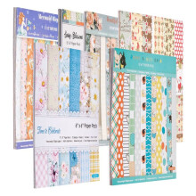 Papel de Scrapbooking-Duoku-152 mm, 72 Folhas com Padrões Variados, Cores Vivas para Scrapbooking e Artesanato.