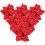 6St Rood Geschenkstrik Assortiment Polyester Voor Feestdecoratie 11