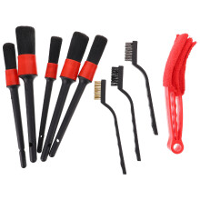 1Set Auto Detailing Borstels 9-Delig Kit Met Diverse Kleuren