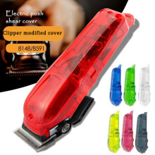 (Blue) Clear DIY Front & Back Housing Transparent Cover For WAHL 8148/8591 Hair Clipper