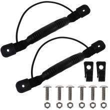 1Set Duurzaam PVC Handvat Zwart Met Veerkrachtig