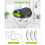 Feliator Manual Food Chopper 520ml Multicolor Vegetable Meat Grinder Kitchen Processor Easy Clean 2