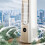 Bladeless Misting Fan with Timer 9 Speed Oscillating Cooling Fan 1