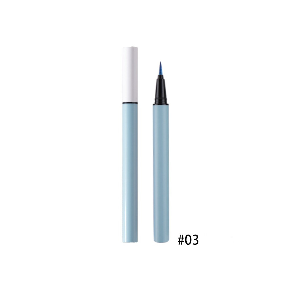 (03#) Glitter Liquid Silkworm Eyelash Pen & Highlighter Pencil - Sparkly Eye Makeup Liner