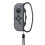 (Red blue) 1 Pair Mini Boxing Handle Grip Kit with Lanyard For Switch Joy-Con Controller 6