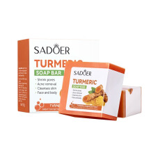 (3PCS) Kojic Acid Soap Dark Spot Whitening Turmeric Soap Skin Bleaching Lightening 100G