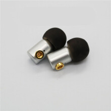 (White) DIY MMCX Plug Pluggable Vocal Earbuds with Metal Shell Earphones