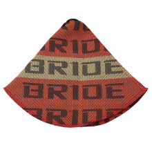(Yellow orange) Bride Racing Hyper Fabric Shift Knob Shifter Boot Cover MT/AT Stitches for Honda