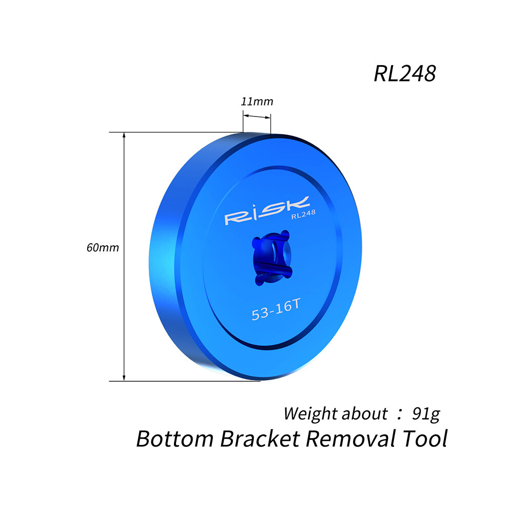 (Rl248) Highway Bicycle Center Axle Wrench Tooth Plate Removal Tool - Maintenance Spanners 413590949503