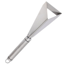 Multifunctional Stainless Steel Fruit Carving Knife Triangle Peeler Sharp Durable Easy to Clean Hangable Silver