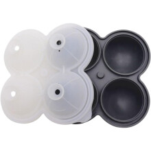 Silicone Ice Ball Mold Reusable Large Sphere Ice Tray for Whiskey Drinks