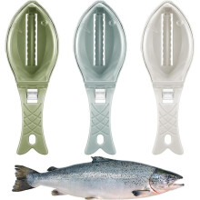 Creative Fish Shaped 3-Slot Desk Organizer, Plastic Multicolor Storage Tray, 16x5.5x4.2cm