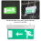 Notfall-Lichtzeichen links Acryl 12LED 6