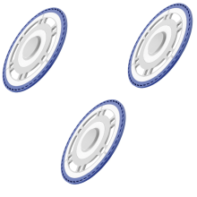 Supports de rechange pour lingettes de nettoyage (3 pièces) pour aspirateurs robots T30S/Combo/PRO/AI/Care, N30 PRO/Omni, T50 PRO/