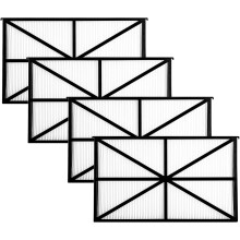 Lot de 4 cartouches filtrantes pour robot nettoyeur de piscine - Remplace les modèles RCX70101 / RCX70101PAK2 pour l'entretien des