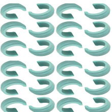 Kit de lests anti-flottants verts pour tuyau (paquet de 24) - Remplacement universel pour les systèmes d'aspirateurs de piscine au
