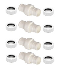 Kit d'entretien pour aspirateur de piscine 360 : 4 ensembles de raccords pivotants pour tuyau 9-100-3002 et d'écrous 9-100-3109
