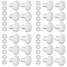 Lot de 24 vis et rondelles de roue C55 - Kit de remplacement pour roues de nettoyeur de piscine 180/280