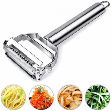 Stainless Steel Vegetable Fruit Slicer and Spiralizer for Vegetable Noodles and Spaghetti Kitchen Tool