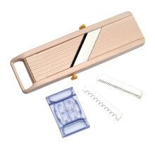 Benriner Stainless Steel Mandoline Slicer - Adjustable Vegetable Cutter for Julienne, Kitchen Essential Tool
