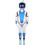 Costume intero da cosplay per festa, tuta elegante, comodo e resistente con cappuccio 1