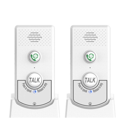 Wireless Intercom System for Home, 2 Pack Bidirectional Voice Communication with Long Range and Portable Design