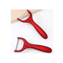 Ultra Sharp Red Blade Vegetable and Fruit Peeler Set - Ergonomic Handle Stainless Steel Peeler - Kitchen Multi-Peeler