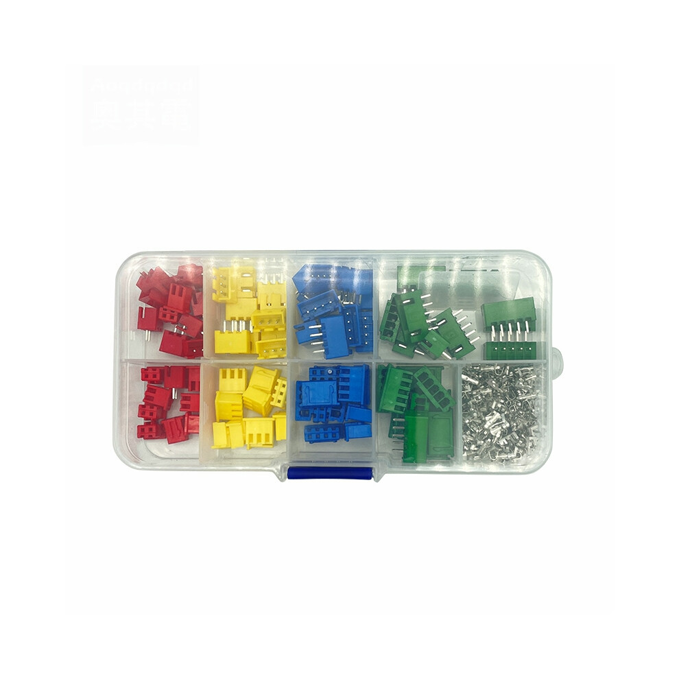 (320pcs) 230pcs XH2.54 JST Male Terminals 2P-5P 2.54mm Pin Header Housing TJC3 XHP Busbar Connector Adapter