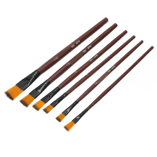 6er Ölpinsel-Set für Körperbemalung & Make-up 2