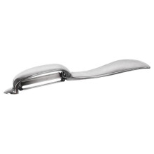 Vegetable and Fruit Peeler Chrome-Plated Metal 17x2.5x2cm Silver Multipurpose Kitchen Tool