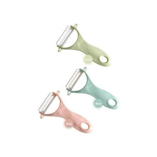 Multifunctional Y-Peeler Long Handle Household Vegetable Peeler Kitchen Fruit Peeler Non-Slip Easy Grip