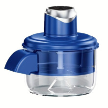 USB Rechargeable Automatic Fruit and Vegetable Spinner 1-10L Capacity Plastic Blue 1300mAh Battery Powered