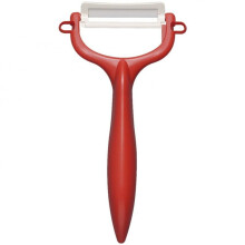 Perfect Home Ceramic Blade Vegetable Chopper Multi-Function Vegetable Cutter Manual Vegetable Processor Quick Chop Kitchen Tool 3 Blades White