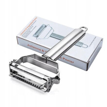 Stainless Steel Vegetable Slicer Mandoline Cutter Multi-Function Kitchen Slicer Shredder Vegetable Chopper Silver Curatator
