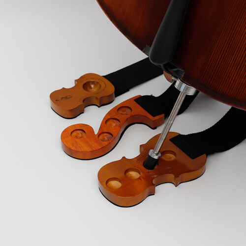1St Stijlvolle Gele End-Pin Rust Voor Cello En Bas 2