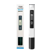 (Black) Portable Digital Water Quality Tester Pen for Home Use - Single Button Operation
