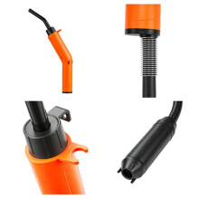 Electric Fuel Transfer Pump Portable Leakproof Rechargeable Electric Siphon, 3GPM, for Gasoline, and Water