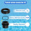 För 270100 Poolfilterventiladapterkit för  Quad D.E. & FNS -Filter 1 Styck 1