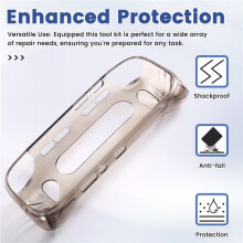 Voor AYN Odin3 TPU Hoes Handheld Draagtas Anti-Val Beschermopslagzak voor Odin3 Game Console Accessoires A
