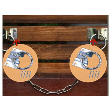 Juego de 4 Anillos de Atadura de Caballo Montados en Pared con Tornillos, Ideal para Establo y Remolques