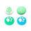 (Blue) Replacement Case Shell Cover Protector with Thumb Caps Kit for Nintendo Switch Joy-Con Controller 4
